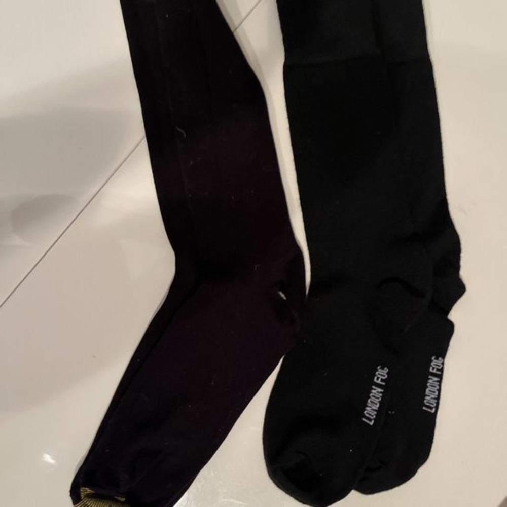 Men's Black Socks (2 pairs) (Bundle with Other Items)